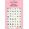 Outlet 72 gommettes ongles pour enfant Enfant Enfant|Accessoires Ongles