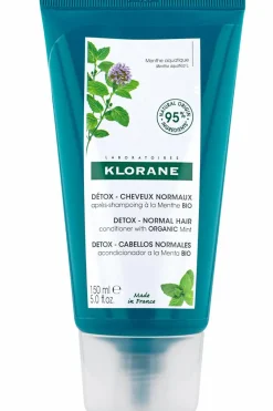 Discount Après-shampoing détox à la Menthe aquatique bio pour cheveux normaux Après-Shampoing