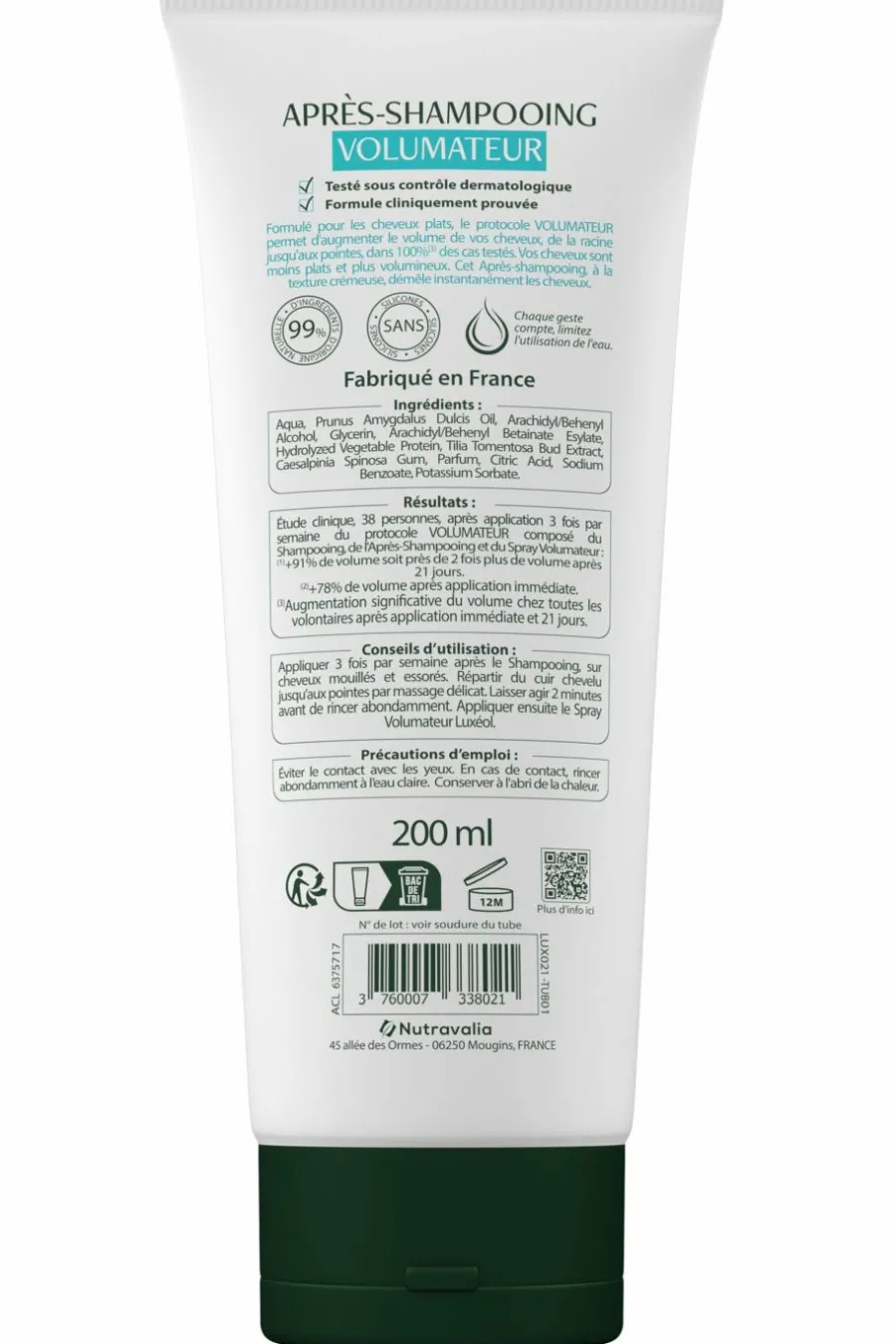 Outlet Après-Shampoing Volumateur Après-Shampoing