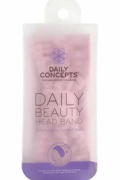 New Bandeau visage rose Pince & Elastique