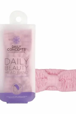 New Bandeau visage rose Pince & Elastique