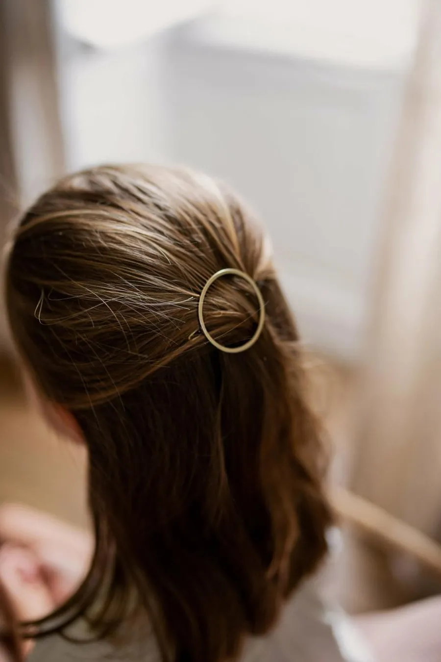 Hot Barrette ronde Pince & Elastique