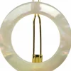 Barrette ronde nacre Pince & Elastique