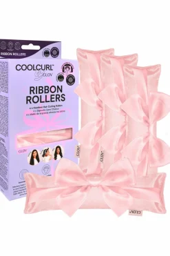 New Bigoudis sans chaleur Ribbon rollers Lisseur & Boucleur