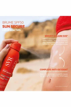 Brume solaire invisible & biodégradable SPF50 Sun Secure Protection Solaire|Protection Solaire