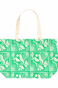 Cabas couleur menthe à l’eau Trousse