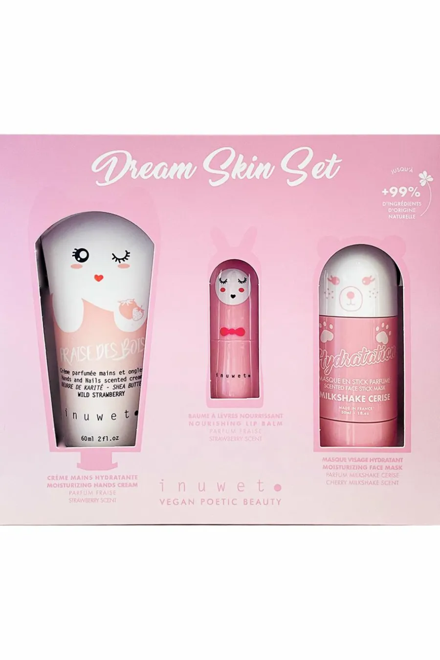 Clearance Coffret de soins visage & corps Dream Pink Mains|Baume & Multifonctions