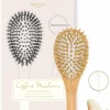Clearance Coffret Madame brosse sanglier nylon, duo de barrettes rondes & pince ivoire Pince & Elastique|Brosse & Peigne