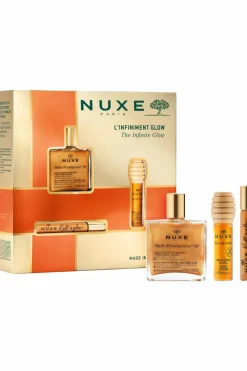 Best Coffret Noël huiles prodigieuses glow avec un soin offert Coffret Corps & Bain