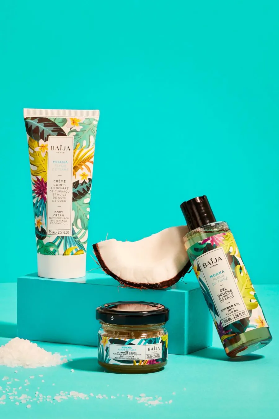 Clearance Coffret rituel corps à la fleur de tiaré Moana Coffret Corps & Bain