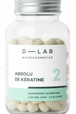 New Compléments alimentaires pour les cheveux Absolu de Kératine Complément Alimentaire