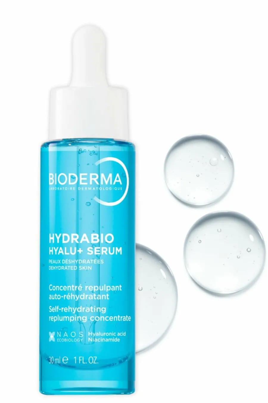 Sale Concentré repulpant auto-réhydratant Hydrabio Hyalu+ Sérum & Huile