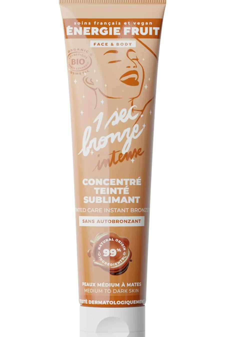 Concentré teinté sublimant visage & corps certifié bio Auto-Bronzant