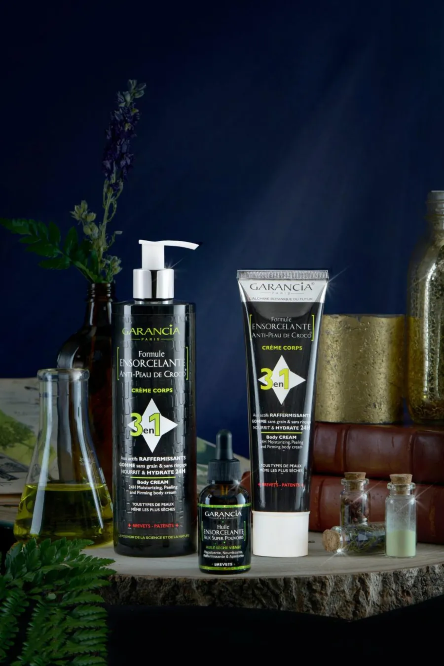 New Crème corps 3-en-1 Formule Ensorcelante Anti-Peau de Croco® Parapharmacie|Soin