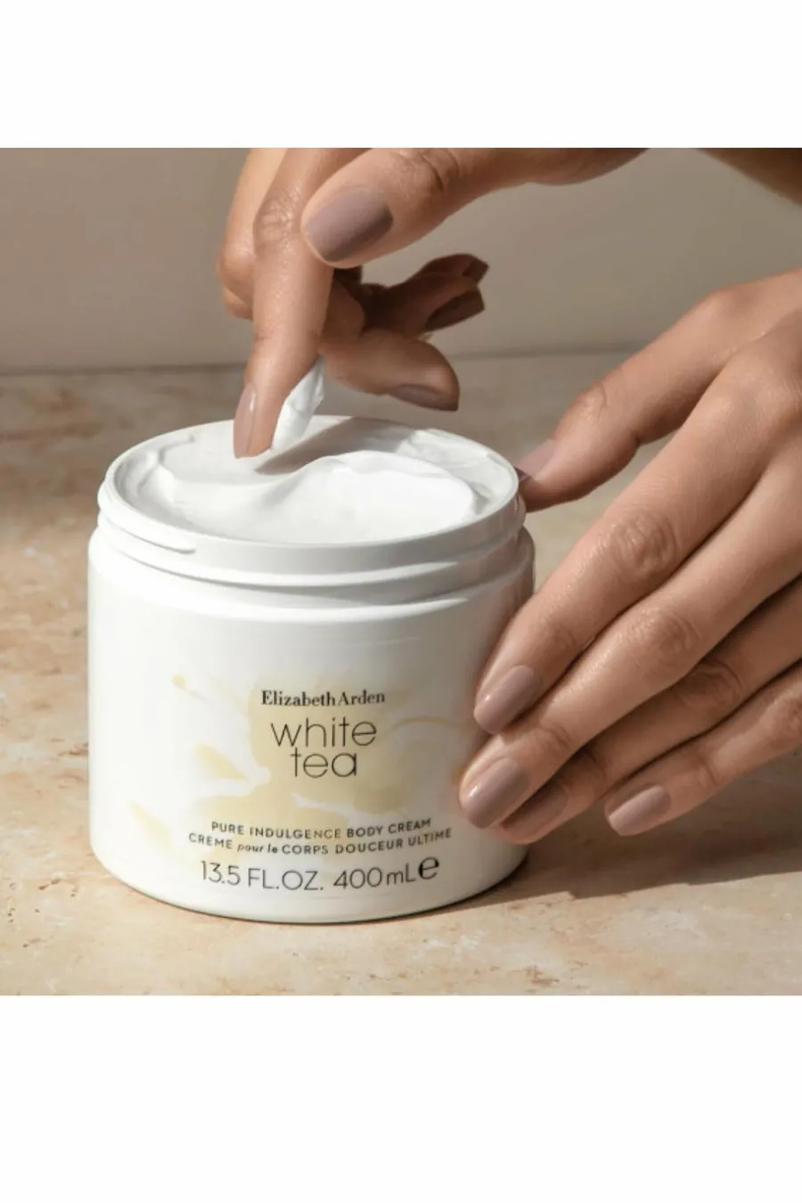 New Crème pour le corps douceur ultime White tea Baume & Gel