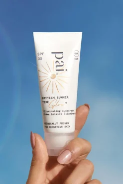 New Crème solaire illuminatrice SPF30 pour peaux sensibles Protection Solaire