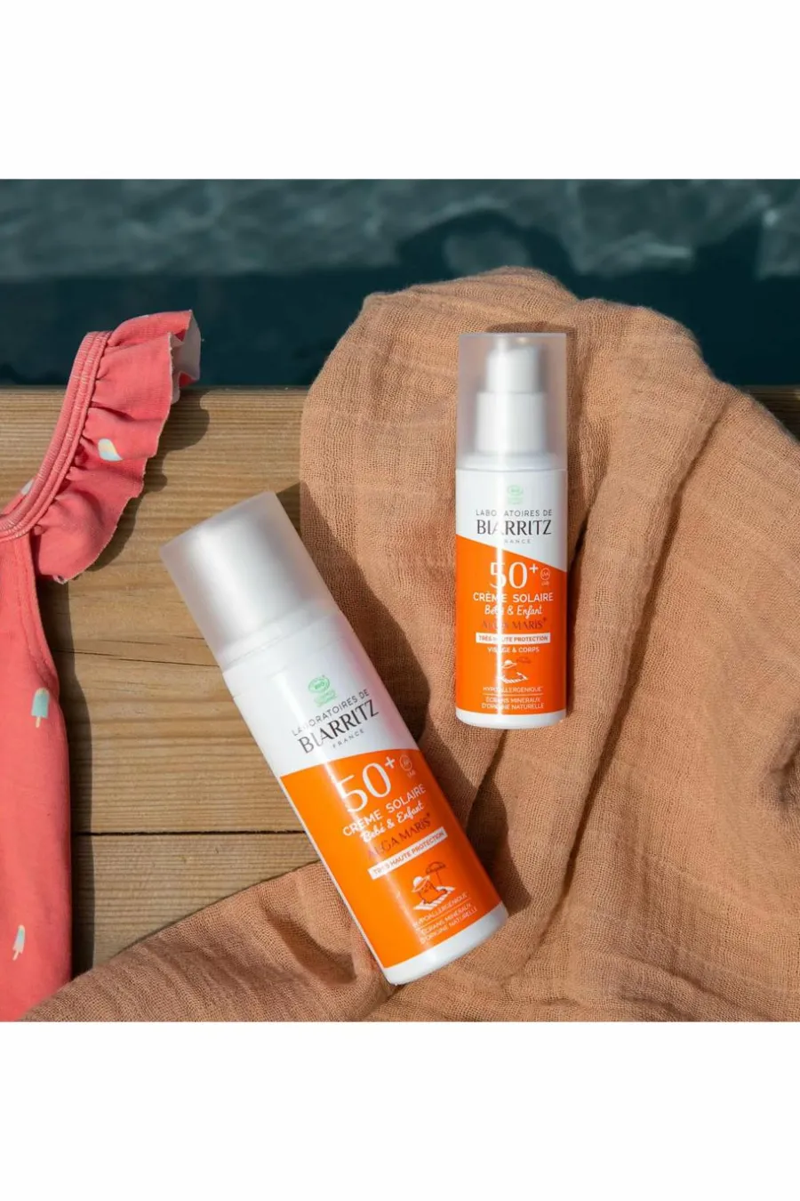 Best Crème solaire minérale bébé & enfant SPF50+ Protection Solaire