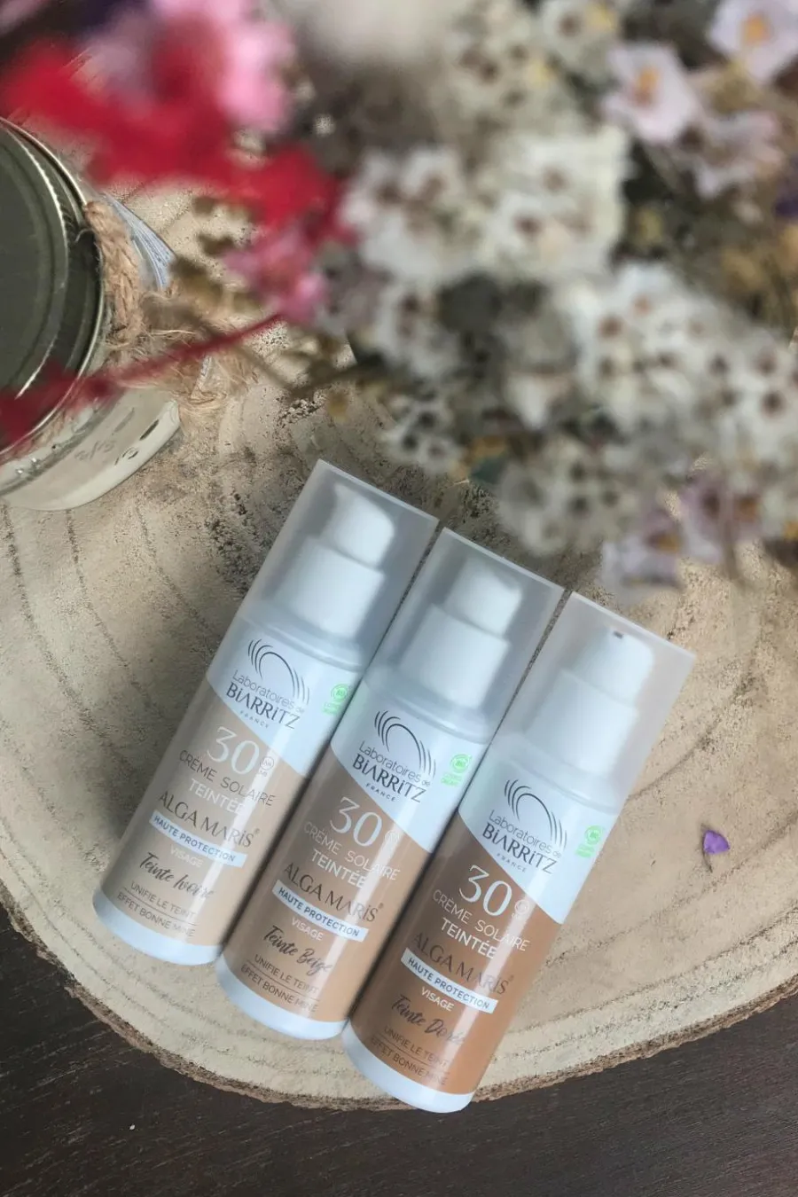 Sale Crème solaire visage teintée SPF30 Protection Solaire|Crème Teintée