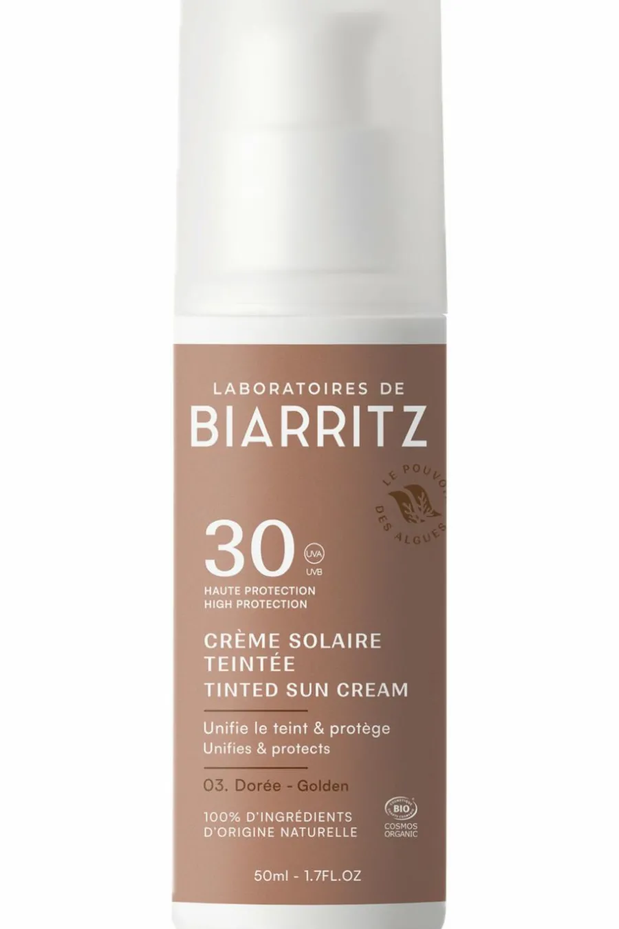Sale Crème solaire visage teintée SPF30 Protection Solaire|Crème Teintée