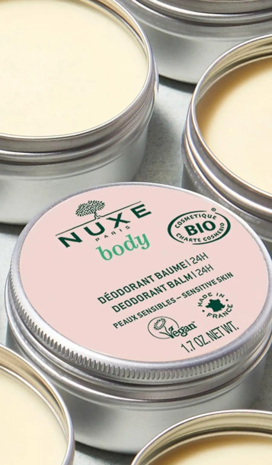 Hot Déodorant baume peaux sensibles bio Déodorant