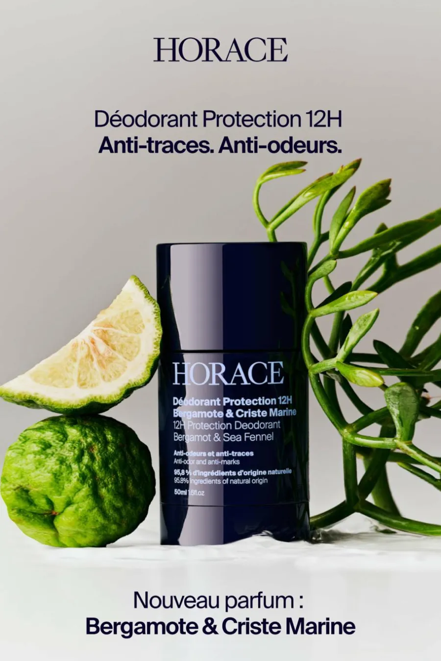 Clearance Déodorant Protection 12H Bergamote & Criste Marine Déodorant