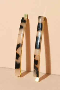 Outlet Duo de barrettes écaille Pince & Elastique