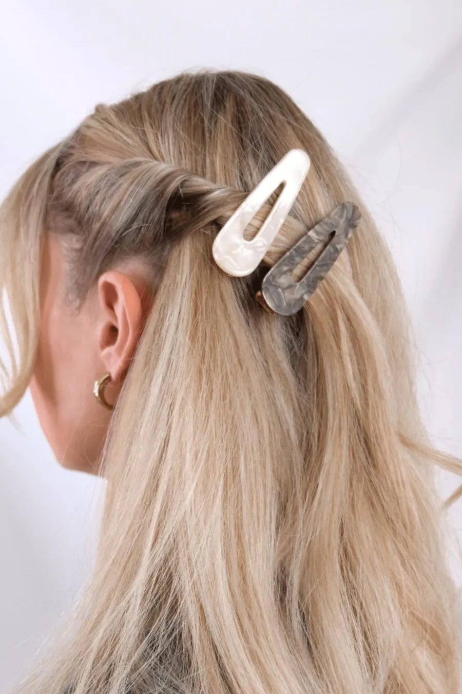 Clearance Duo de barrettes Clipstar Pince & Elastique