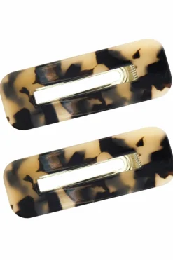 Outlet Duo de barrettes Ecaille Pince & Elastique