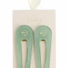 Discount Duo de barrettes vert d’eau Pince & Elastique