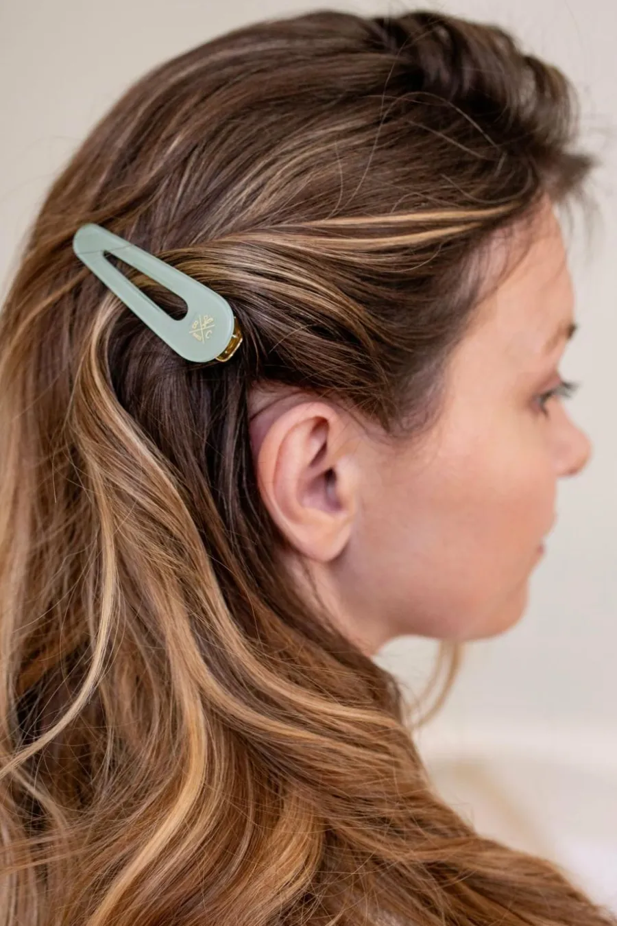 Discount Duo de barrettes vert d’eau Pince & Elastique