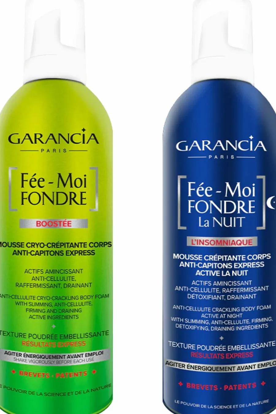 Clearance Duo de mousses crépitantes Fée-Moi Fondre Jour et Nuit Soin