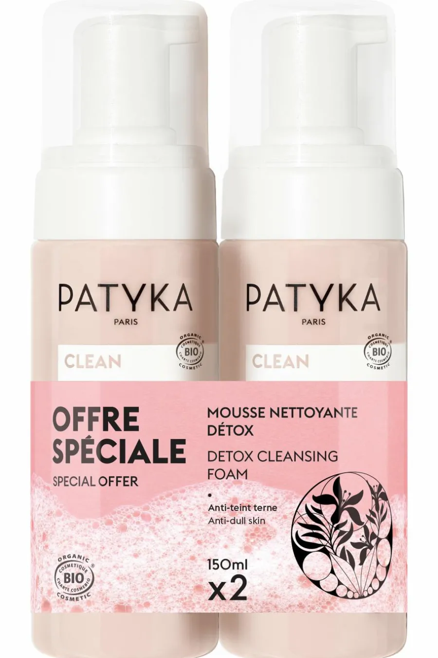 Discount Duo de mousses nettoyantes détox Démaquillant Visage