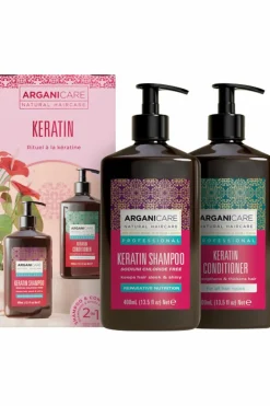 New Duo shampoing et après-shampoing réparateur à la kératine Coffret Cheveux|Après-Shampoing
