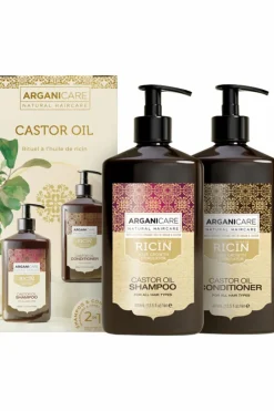Discount Duo shampoing et après-shampoing accélérateur de croissance à l’huile de ricin Coffret Cheveux|Après-Shampoing