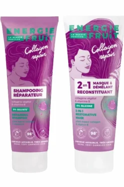 Best Duo shampoing et masque collagène pour cheveux très abîmés Masque & Soin