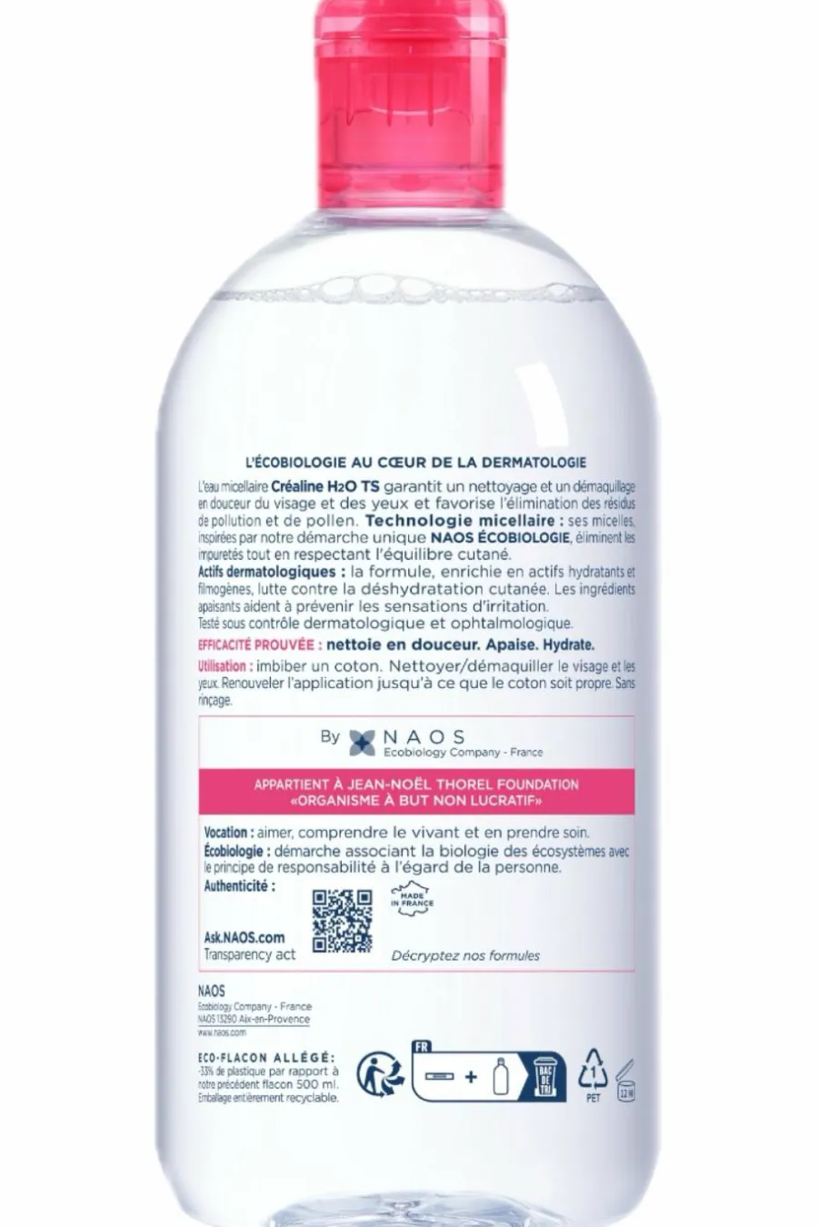 Discount Eau micellaire démaquillante peaux très sèches Créaline T.S. H2O Eau Micellaire