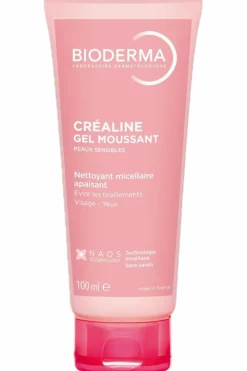 Sale Gel moussant nettoyant apaisant micellaire Créaline Nettoyant Visage