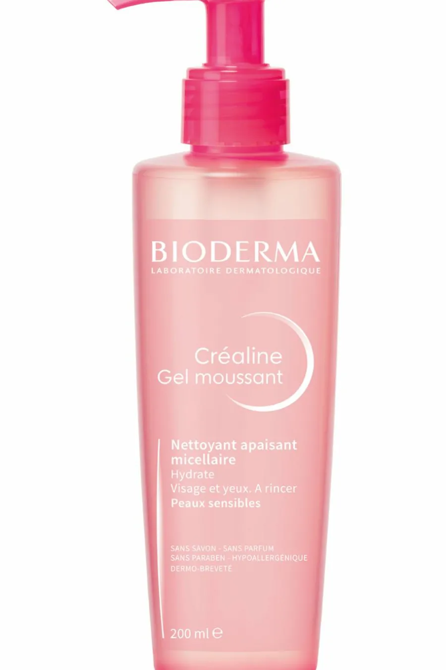 Sale Gel moussant nettoyant apaisant micellaire Créaline Nettoyant Visage