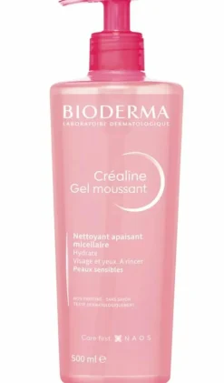 Sale Gel moussant nettoyant apaisant micellaire Créaline Nettoyant Visage