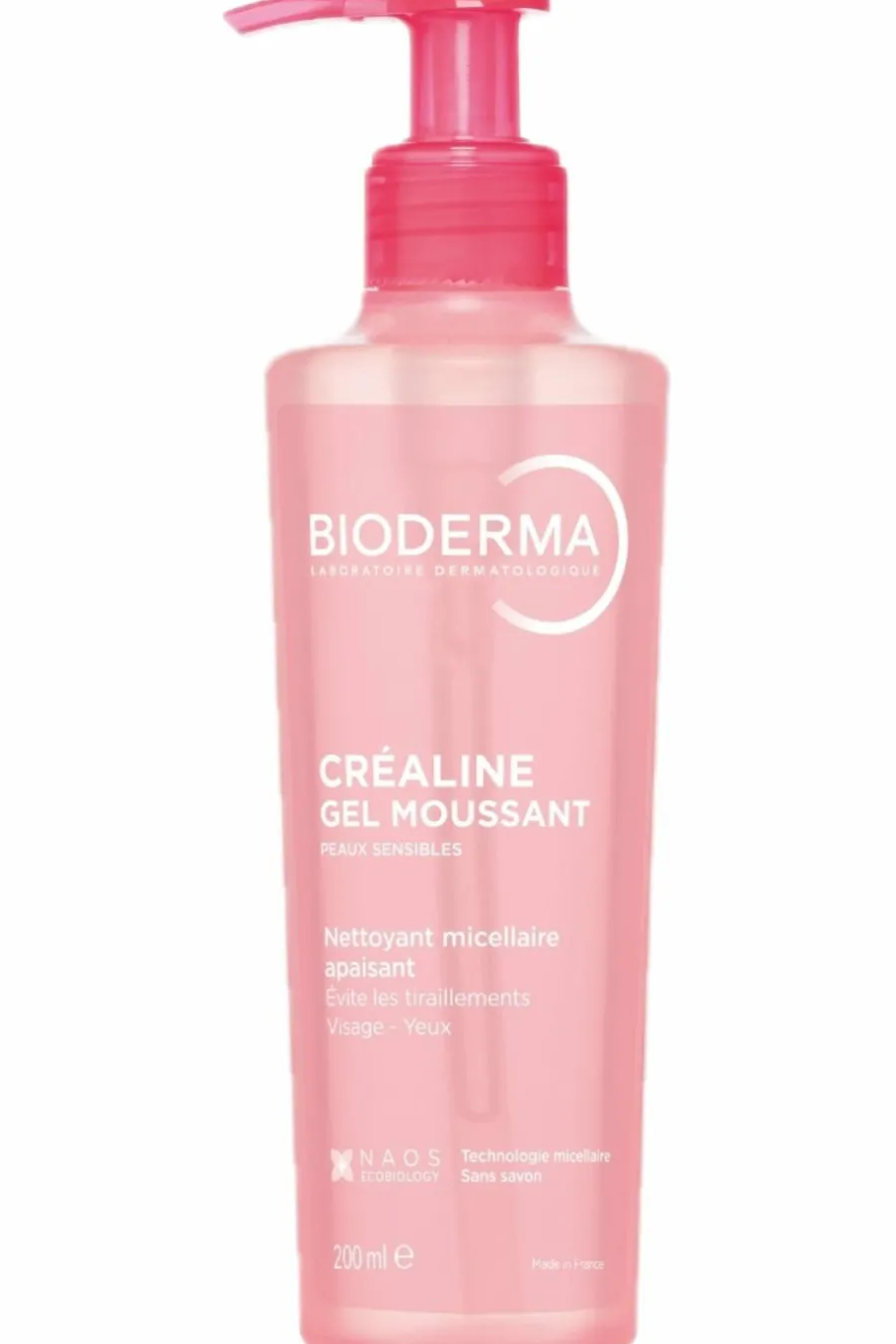 Sale Gel moussant nettoyant apaisant micellaire Créaline Nettoyant Visage