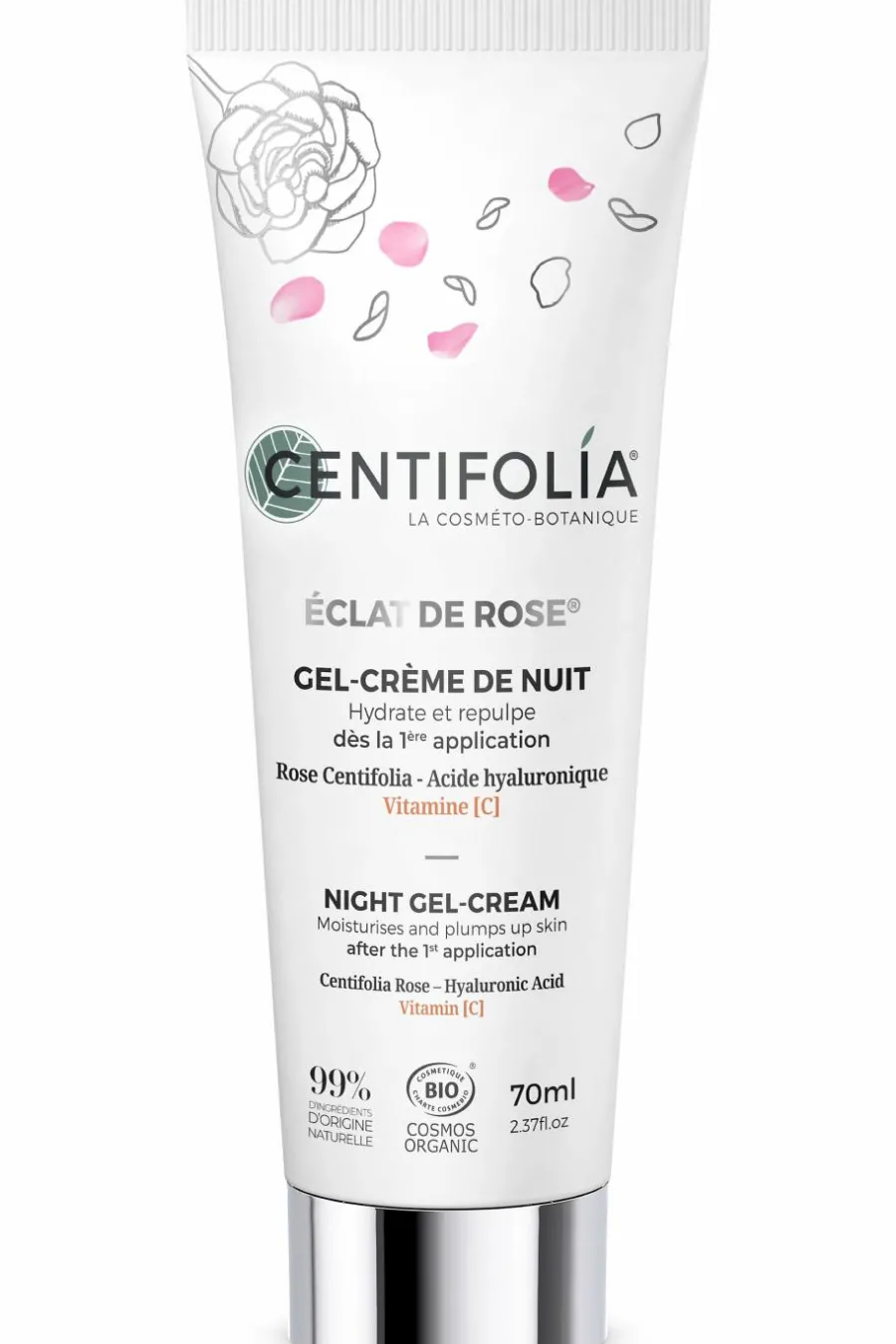Sale Gel-crème de nuit éclat de rose Soin De Nuit