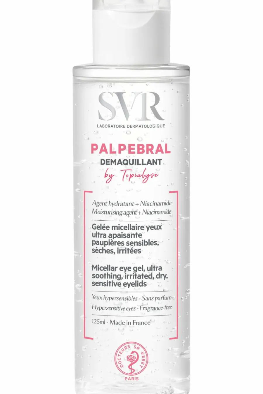 Gelée micellaire démaquillante yeux paupières sensibles, sèches & irritées Palpebral Démaquillant Visage|Démaquillant Yeux & Lèvres