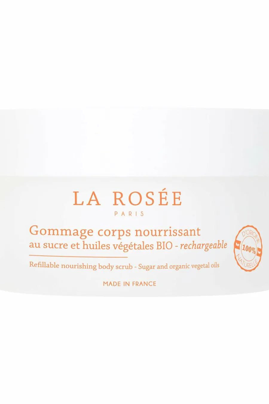 New Gommage corps nourrissant rechargeable au sucre et aux huiles végétales BIO Gommage & Exfoliant