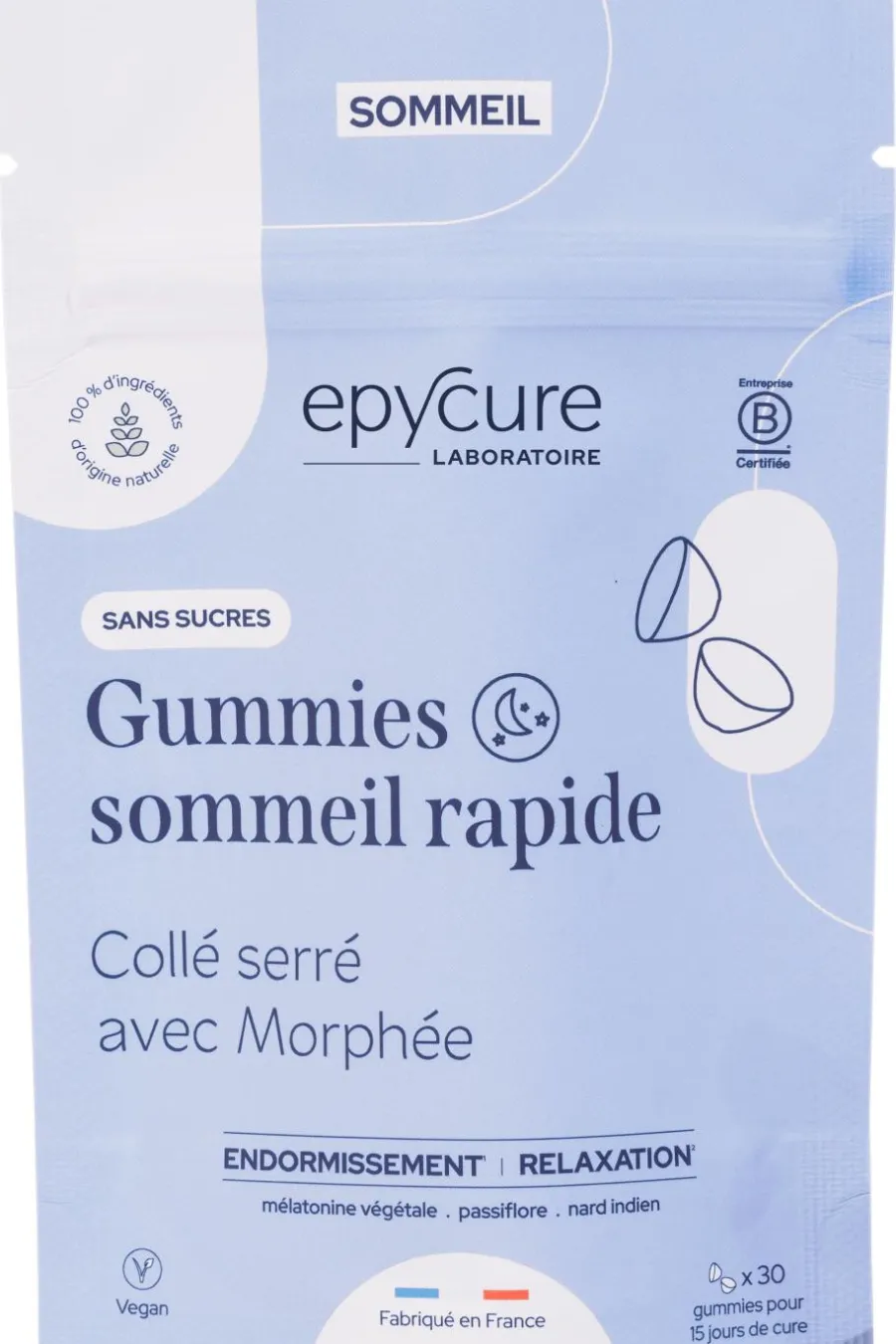 Hot Gummies sommeil rapide sans sucres Compléments Alimentaires