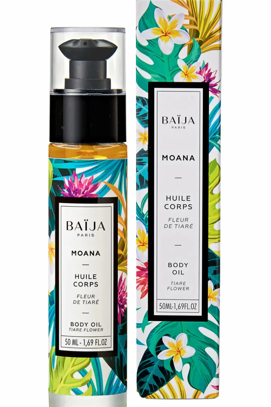 Huile corps & bain à la fleur de tiaré Moana Huile & Brume|Huile De Douche