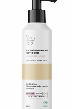 New Huile démaquillante rinçable rose-muguet Huile Démaquillante