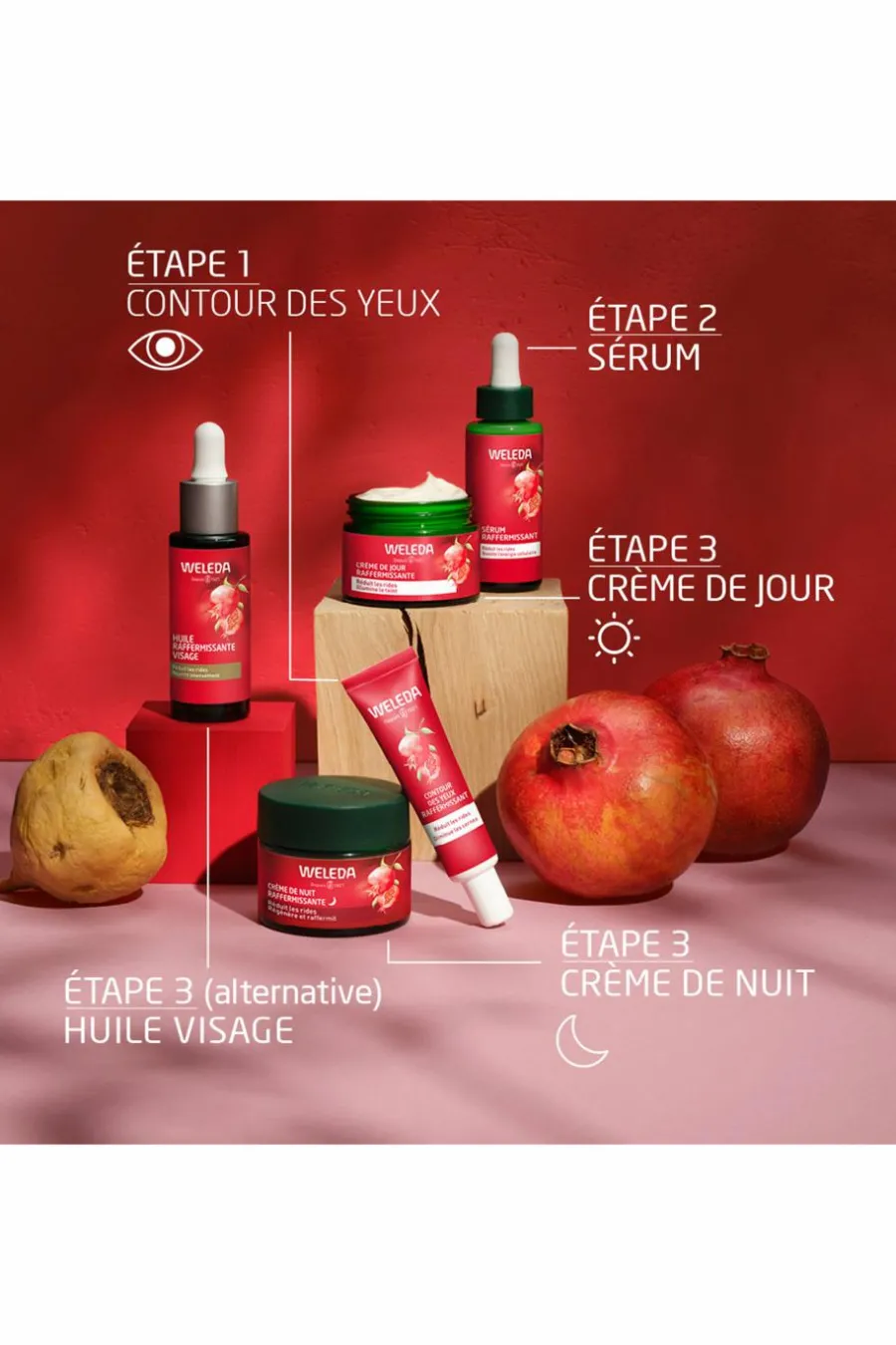 Sale Huile raffermissante visage grenade Sérum