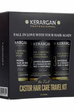 Sale Kit de voyage anti-chute à l’huile de ricin Coffret Cheveux|Après-Shampoing