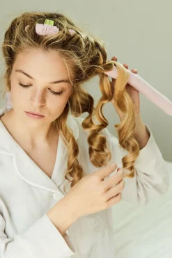 Best Kit d’outils pour boucler les cheveux sans chaleur Coolcurl™  rose Coffret Cheveux