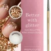 Hot Kit duo de poudre à effet et paillettes + son pinceau applicateur paillettes Rose Gold edition Accessoires Ongles|Vernis À Ongles